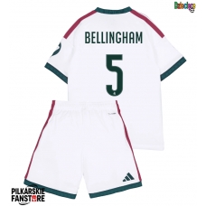Tanie Strój piłkarski Real Madrid Jude Bellingham #5 Koszulka Podstawowej dla dziecięce 2026-27 Krótkie Rękawy (+ szorty)